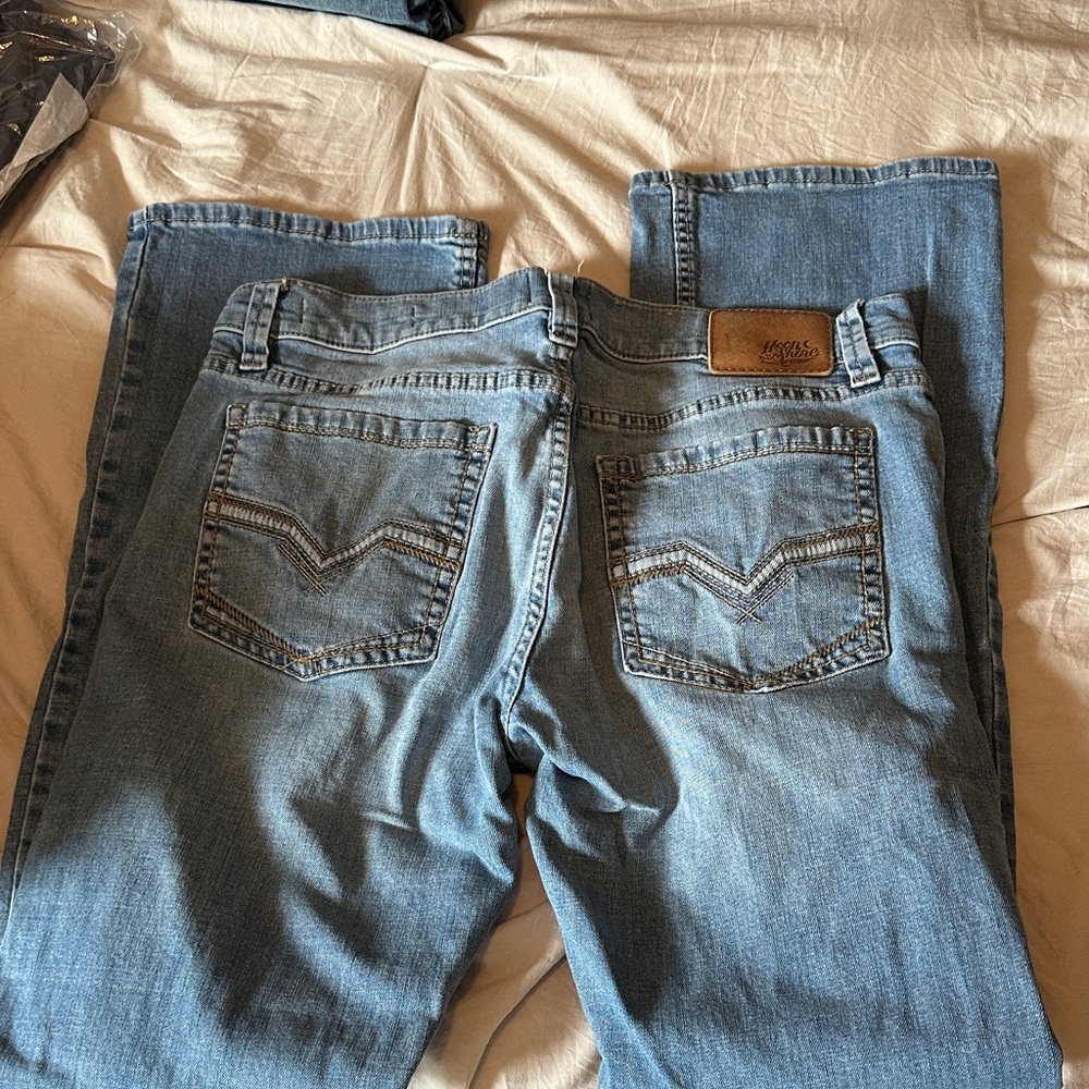 Men's Blue Boot Cut Jeans